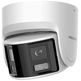 Ⲏikvision DS-2CD2366G2P-ISU/SL 6MP 180° Dual Lens Panoramic Ultra Wide Angle Dome IP Camera, 120 dB WDR, Two Way Audio, DarkFighter, Outdoor, Compatible with Hikvision NVR