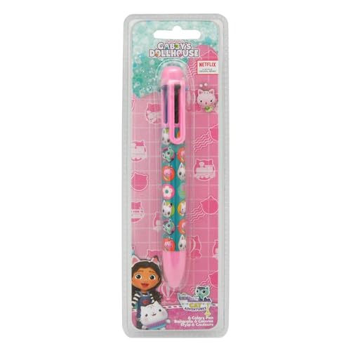 Gabby's Dollhouse stylo à bille 6 couleurs évite de perdre ses stylos