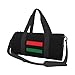 TAOACHENGIAN Pan African Flag Convertible Garment Bag with Shoulder Strap, Carry on Garment Duffel Bag