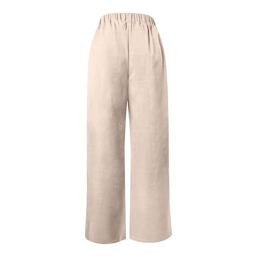 Pantalon ample chic à effet froissé coupe décontractée et jambes larges