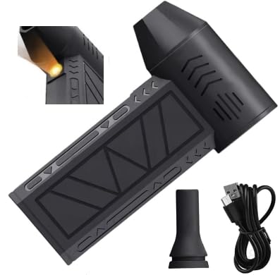 Air Duster, 130000RPM Portable Mini Electronic Compressed Air Duster Gun - 4-Gear Fast Charging Air Blower Car Dryer Keyboard Cleaner for Computer Keyboard Pet Car House Outdoor (130x78x38mm)