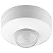 Produktbild Goobay 96007 Infrarot Bewegungsmelder für Innen IP20, 3fach PIR Sensor 360° für LED Deckenleuchte Melder Decke Aufputz Montage 6 m Reichweite IDA Weiß