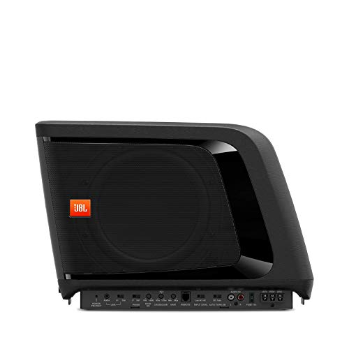 JBLBASSPROMICROBLK 8"(20cm) Active SUBWOOFER,140W RMS ClassD Amplifier,Compact Size Dockable Powered Subwoofer System,High & Low Level Inputs, Quck Release,Input Sensitivity,Bass EQ,Phase Adjustment,