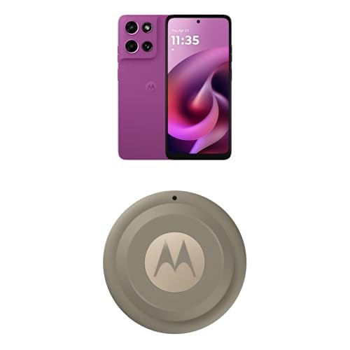 Image of Motorola Moto g - 2026 Unlocked 4 /128GB 50MP Camera Pantone Cattleya Orchid + Moto Tag 2 (1-Pack) Bundle