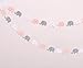 luckylibra Baby Girl Baby Shower Decorations, It is a Girl Banners and Paper Lantern Paper Flower Pom Poms （Pink White Grey）