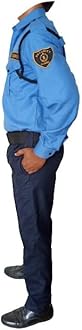 REGALIA Men's Security Guard Uniform (Shirt & Trouser/Pant) with Complete Accessories Set & Labels, EACH