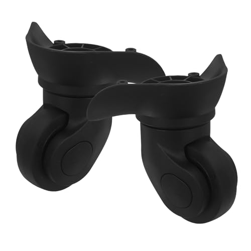 BESPORTBLE 2pcs Replacement Luggage Wheel: Travel Suitcase Wheel Swivel Spinner Casters Roller Replacement Kit for Luggage Suitcase Travel Bag Black