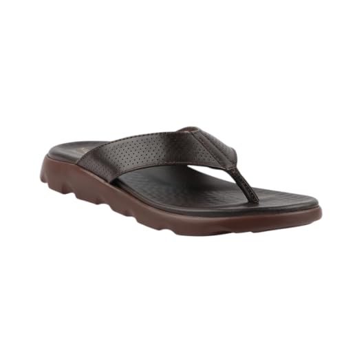 Image of Medifeet Broad Strap Cushioned Leather Slippers for Women