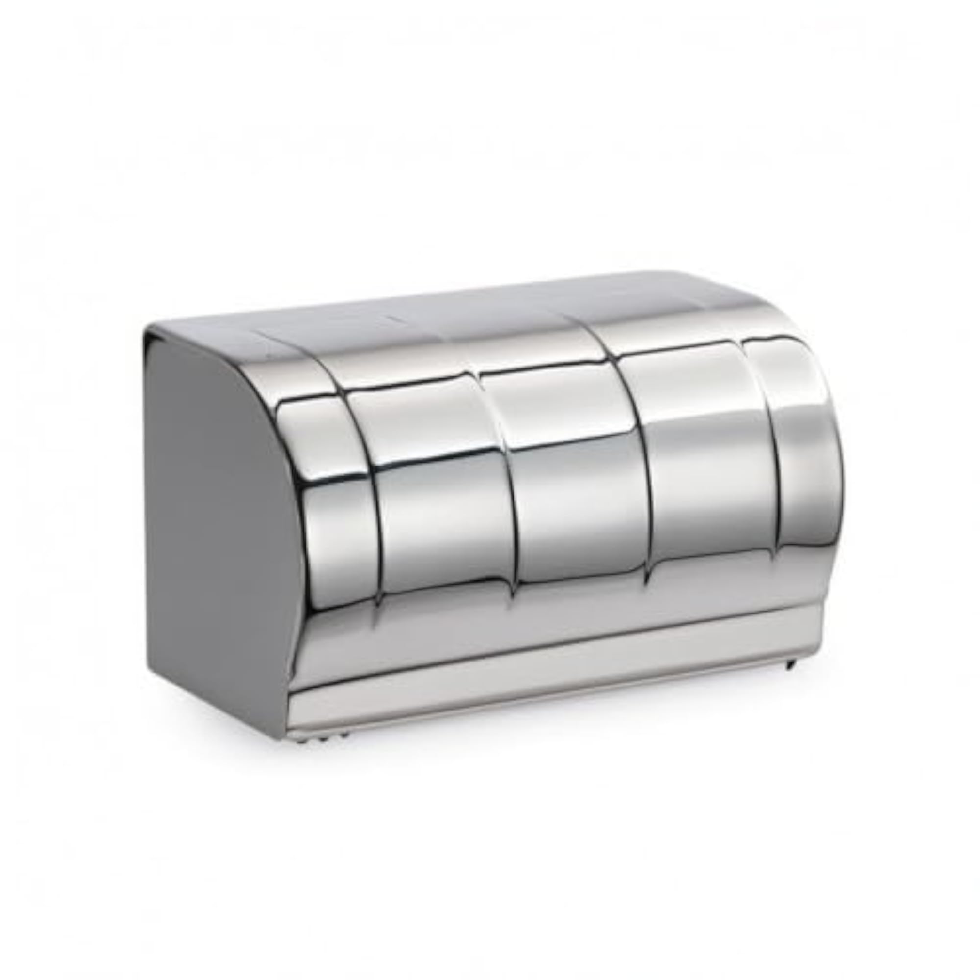 Wall-Mounted Toilet Roll Holder with Shelf