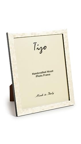 Tizo Design Women's Wood Frame 8x10, White, One Size