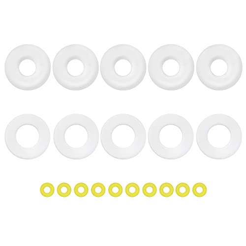 GUSUWU Lot de 10 bagues d'étanchéité, joint d'adaptateur Soda, anneau en silicone souple durable Cover