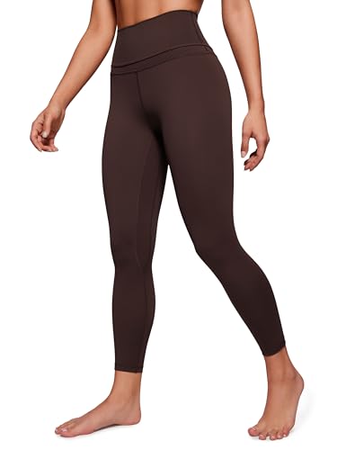 Image of CRZ YOGA Naked Feeling Leggings 25'' | Sleek, Decent Compression, Yoga, Hidden Waistband Pocket, for Women