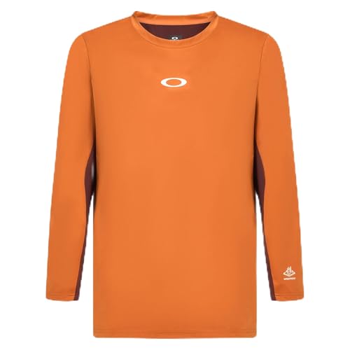 Oakley (オークリー) FOA406092 SEEKER REVEL WINDBL US L サイズ (日本 XL サイズ相当) LS JERSEY2.0 GINGER メッシュ レギュラーフィット