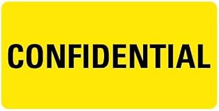 LabelValue CONFIDENTIAL Medical Records Labels LV-MRL4