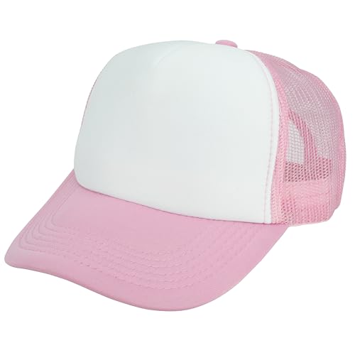 Image of Gelante Sublimation Blank Trucker Hats - Polyester Foam Mesh Snapback Baseball Cap
