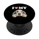 Photo Gallery setter inglese i heart my dog funny dog lover popsockets popgrip intercambiabile Photo Gallery setter inglese i heart my dog funny dog lover popsockets popgrip intercambiabile