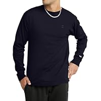 Champion Men's Classic Long Sleeve Comfortable Soft T-Shirt (Black) only .59: eDeal Info