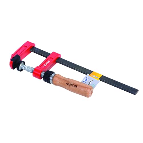 Küçük İşkence, 50x150 mm, Ergonomik Tahta Saplı, Yüksek Sıkıştırma Güçlü, Dayanıklı Çelik Gövde, Marangozluk Metal İşleri için Uygun, Ahşap Sabitleme Mengene Tipi Sıkma Aparatı (EKI150)