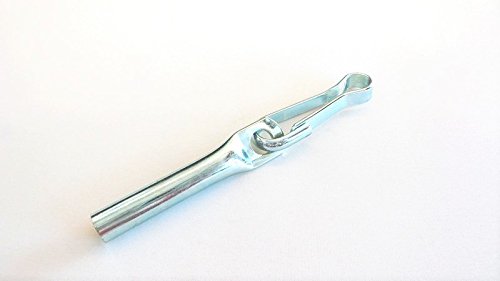 Preisvergleich Produktbild 4 x Seilendverschluß inkl. Simplexhaken verzinkt Ø8mm Länge 120mm, Planenseil