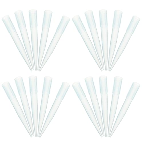 Veemoon 20pcs Large Tt Plastic Precision Glue Tips Micro Glue Applicator for Dispensing Needles Nozzle Tips