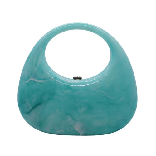 Sac de mariage en acrylique argenté et vert pour assortir à une robe de fête
