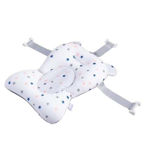 NAMOARLY ベビー用浴槽クッション 浮遊サポートマット 新生児 幼児対応 通気性素材 滑り止め設計 調節可能角 入浴補助用品