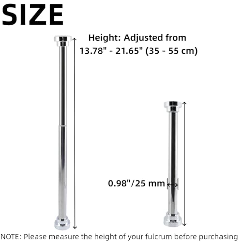 Chinflly Undermount Sink Brackets,Cylindrical-Shape Stainless Steel Adjustable, Bathroom Kitchen Sink Support Legs, Drilling Free Sink Repair Support Brackets, 2 Sets