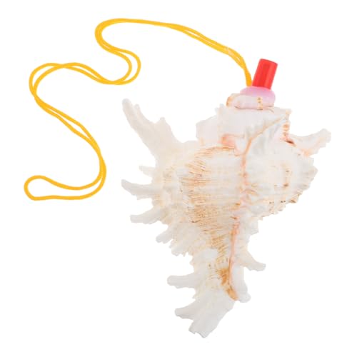 BESPORTBLE Decorative Conch Shaped Whistle Unique Natural Conch Shell Horn for Home Decor and Celebrations Stylish Aesthetic Plaything Long Versatile Whistle for Events