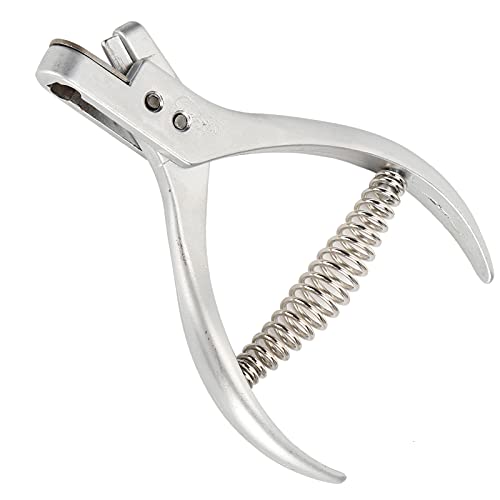Akozon Pinza per Punzonatura Tagliabiglietti Pinza per Perforatrice per Prova di Taglio a Forma di U in Acciaio Inossidabile Strumento Manuale per Controllo Biglietti