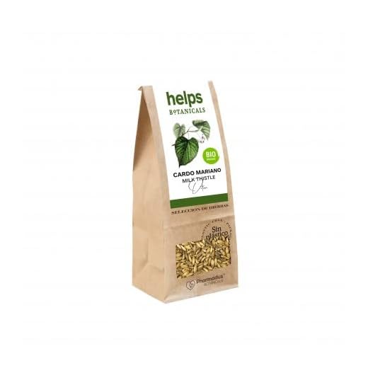 HELPS INFUSIONES - Infusión Depurativa De Cardo Mariano. Té Detox Natural Regenerador Del Hígado. Bolsa A Granel De 100 Gramos.