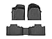 WeatherTech FloorLiner HP Custom Fit Floor Mats for Dodge Durango - 1st & 2nd Row (449301IM-443244IM), Black