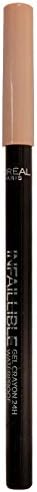 L'Oreal Paris Infallible Gel Crayon Eyeliner, 07 Flash Silver
