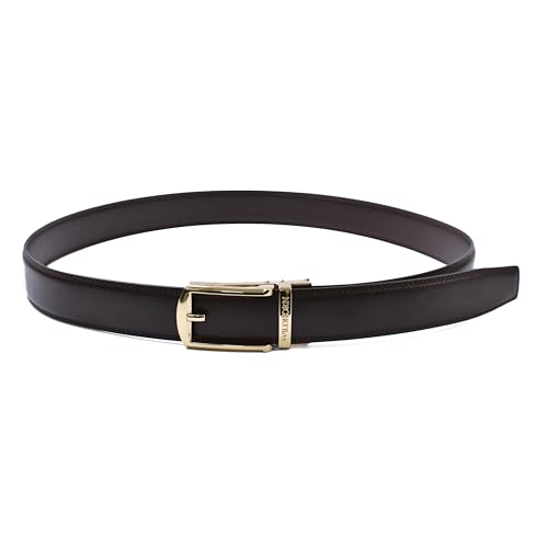 Image of WildHorn Men's Genuine Leather Belt for Men| Premium Auto-Lock Buckle | Adjustable up to 48 inch | Formal & Casual Wear | Micro-Adjust Fit | Stylish Gift Box Included