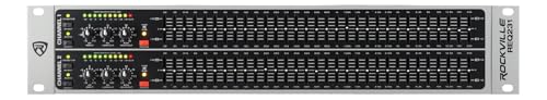 Rockville REQ231 V2 Dual 31-Band Pro Audio Graphic...