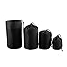 4PCS Stuff Sacks in Black, Drawstring Storage Bags for Camping, Nylon Sacks Set, Dustproof Outdoor Storage Bags, Water Resistant Gear Sacks,