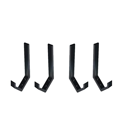 Amuzocity 2 Pares de Soportes de Pared para Casco de Motocicleta, Gancho, Gancho, Sombrero, Bolsas Cover