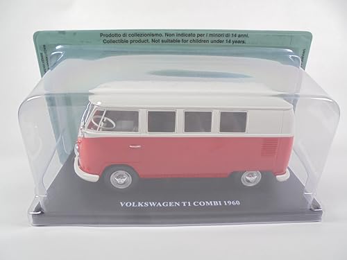 OPO 10 - Modelo de coche escala 1:24 compatible Volkswagen Combi T1 miniatura 7