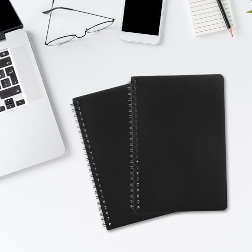 Notebook journal ligné hardcover avec spirale pour projets professionnels - 6