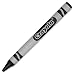 Crayola Regular Crayon Single Color Refill Pack - Black-12 count