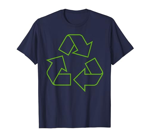 Recycling Logo Recycle Symbol Earth Day Green Men Kids Women T-Shirt