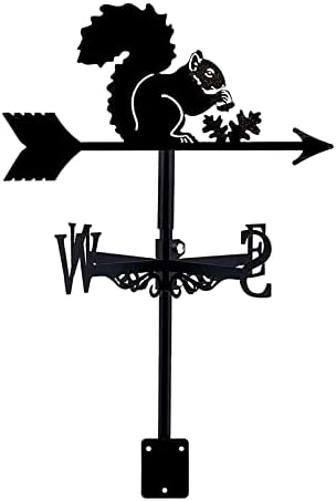 Weathervane Metal Bee Weather Vane Outdoor Roof Garden Mount Yard Decor Weather Vane Yard Indicating Wind Direction IndicatorMeasuring Tool (Style 5) (Style 3) image 2