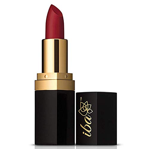 Image of Iba Long Stay Matte Lipstick for Women- M11 Ruby Blossom, 4g | Creamy Matte Finish & Smooth Texture | Long-Lasting | Hydrated Lips | Enriched with Vitamin E | Intense Colour & Highly Pigmented | Lip Makeup
