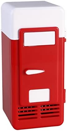 BESPORTBLE USB Fridge Minifridge Mini USB Refrigerator Mini Fridge for Bedroom Portable Cooler Warmer USB Refrigerator Cooler USB Fridge Mini USB Fridge Cooler Heater White Travel Portable