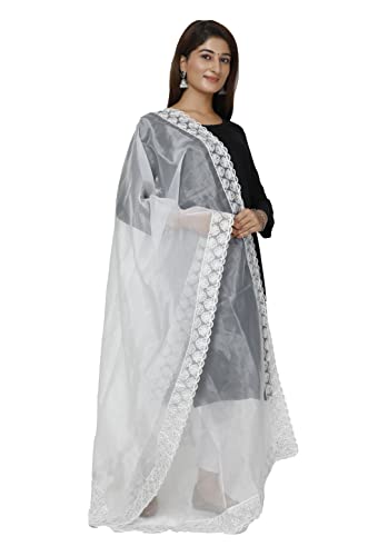 Latest Fancy Designer Elegant Dupatta/Shawl/Wrap For Parties,Indian Weddings, Festivals For Women's & Girls4