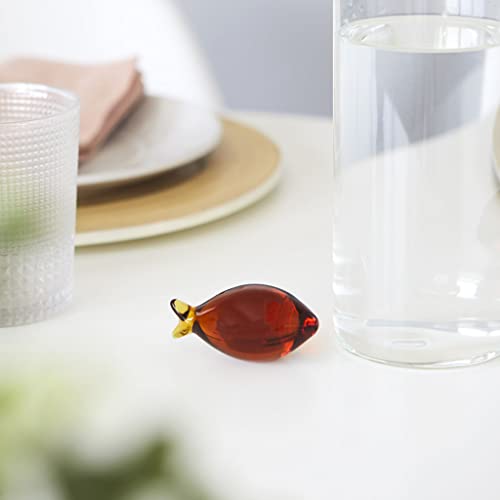 Miniatura 4 de Balvi Botella De Agua Gourami Color Ambar Con Tapón En Forma De Pez 1.1 L. Vidrio Borosilicato 30cm