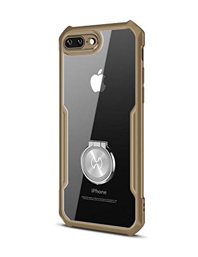 Apple Iphone 7 Plus / 8 Plus Xundd Magic Beatle Ring Series Case Cover - Brown