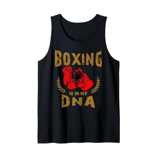 Boxing is in my DNA Albania Flagge Boxhandschuh Tank Top