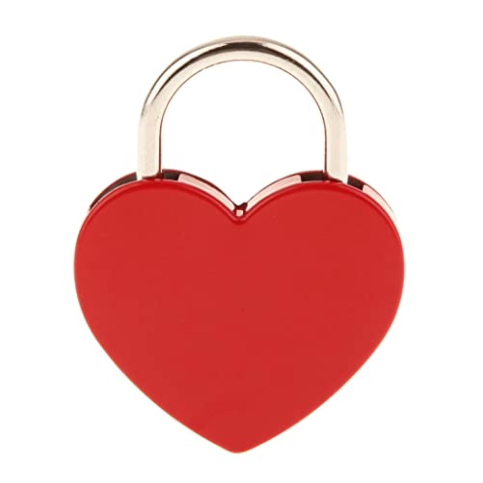 Heart Shape Love Lock & Key Vintage Travel Locker Set
