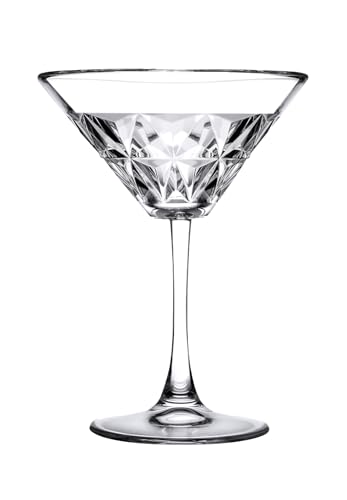 PAŞABAHÇE 1204338 Estrella Martini Glass 4-Pieces 210 ml Capacity