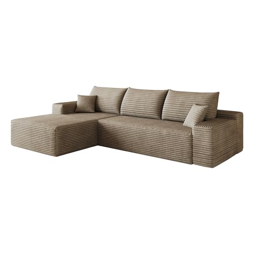 Image of 107 inch Cloud Sectional Sofa Boneless Couches with Chase